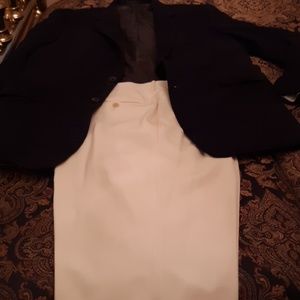 2 Nautica suits and a Ralph Lauren jacket and slac